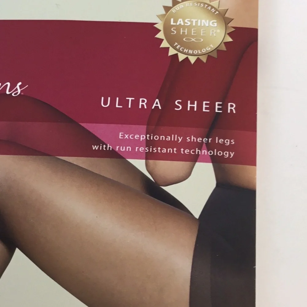 Hanes Silk Reflections Ultra Sheer Pantyhose Natural Control Top Size AB